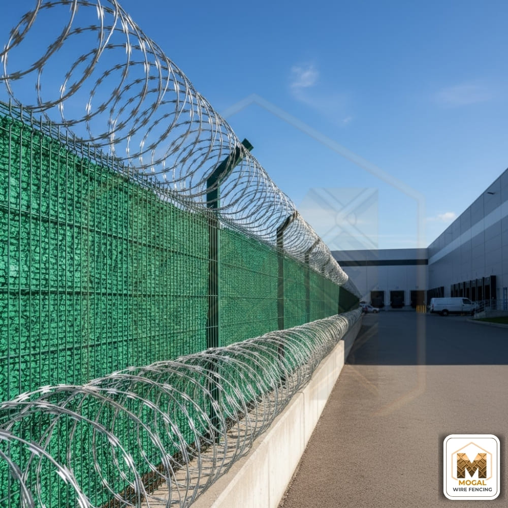 Concertina Coil with Jali - Mogal Wire Fencing - mogalwirefencing.com