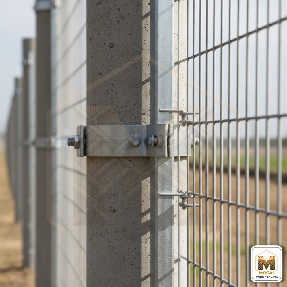 RCC Pole Wire Fencing - Mogal Wire Fencing - mogalwirefencing.com