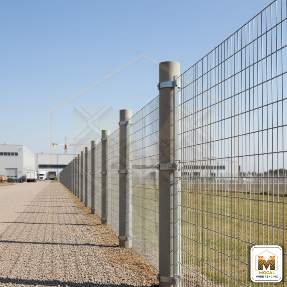 RCC Pole Wire Fencing - Mogal Wire Fencing - mogalwirefencing.com