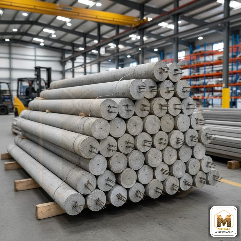 RCC Pole Wire Fencing - Mogal Wire Fencing - mogalwirefencing.com